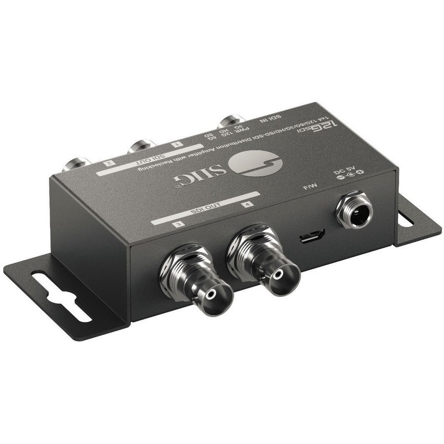 SIIG 1x4 12G SDI Distribution Amplifier - 70M CE-SD0G11-S1