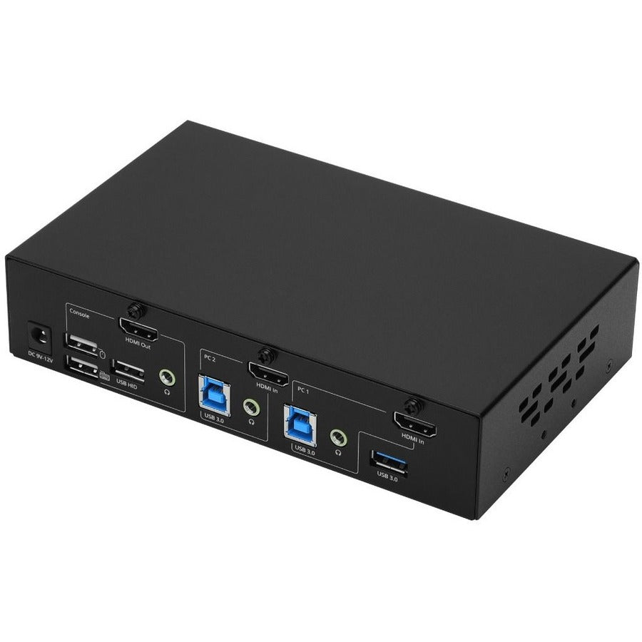 SIIG 2-Port 4K HDMI KVM Switch with PBP Roaming Mouse & PIP CE-KV0G11-S1