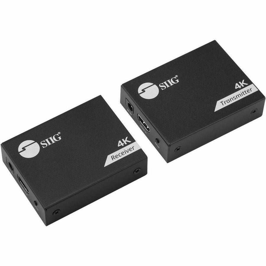 SIIG 4K HDMI USB KVM Extender over CAT6 - Up to 230 feet - Zero Latency - ESD Protection CE-H28411-S1