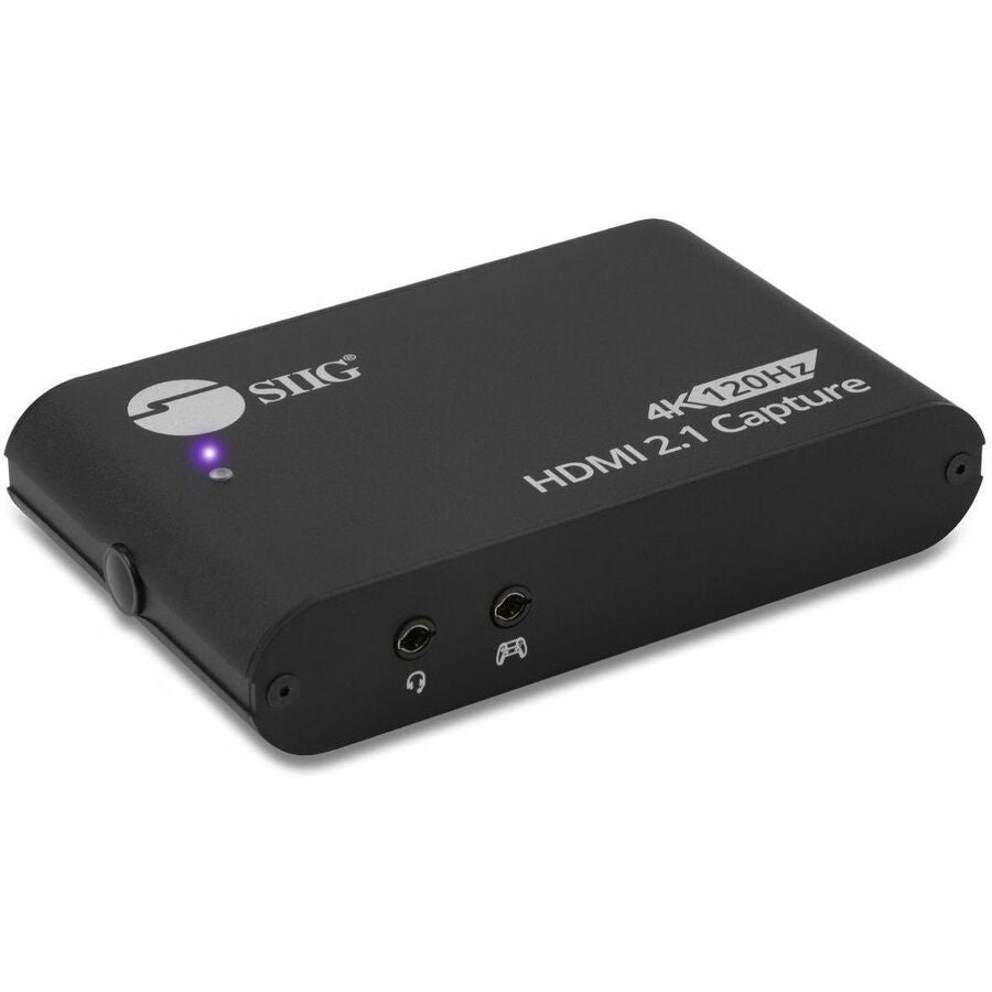 SIIG 4K120Hz HDMI 2.1 Capture Device for Gaming and Streaming - 4K60Hz Capture - 4K CE-H28311-S1