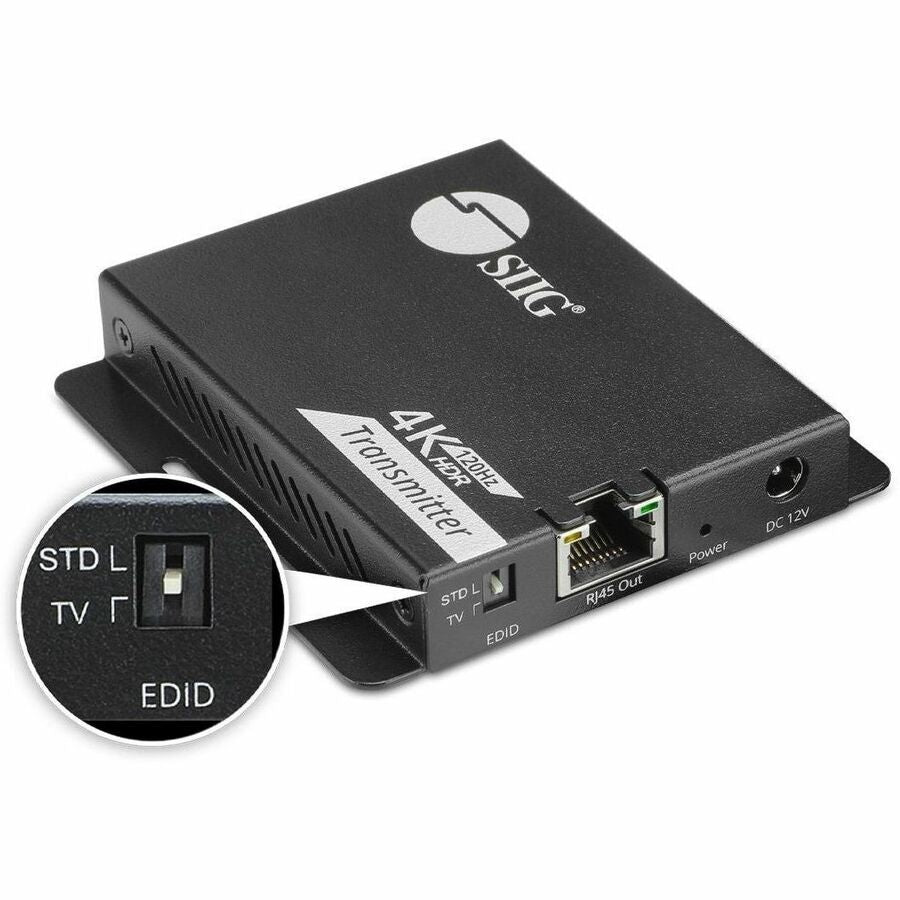 SIIG 4K120Hz HDMI Extender with IR - up to 132ft (40M) - EDID - Nearly zero latency -
