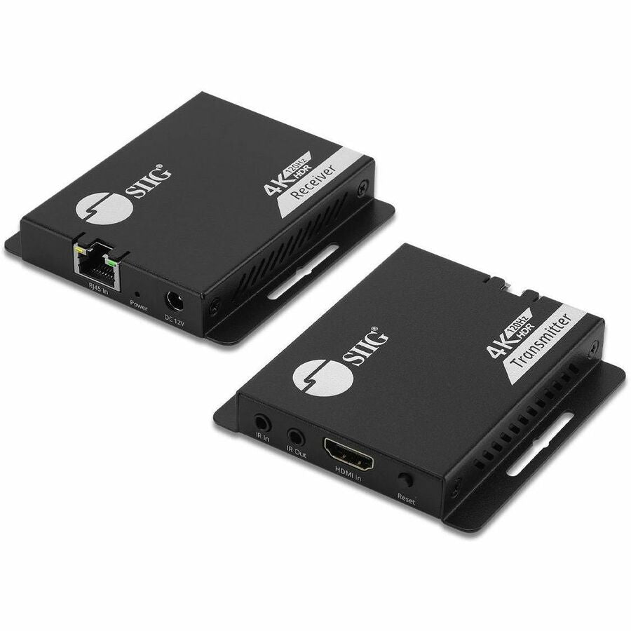 SIIG 4K120Hz HDMI Extender with IR - up to 132ft (40M) - EDID - Nearly zero latency -