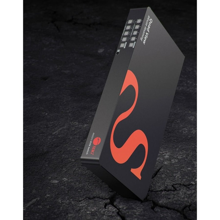 SIIG 4K60Hz Quad-View HDMI Mouse Roaming KVM Processor CE-KV0J11-S1