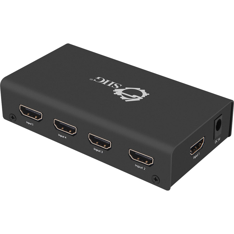 SIIG 5x1 HDMI Switch 4K CE-H23012-S1