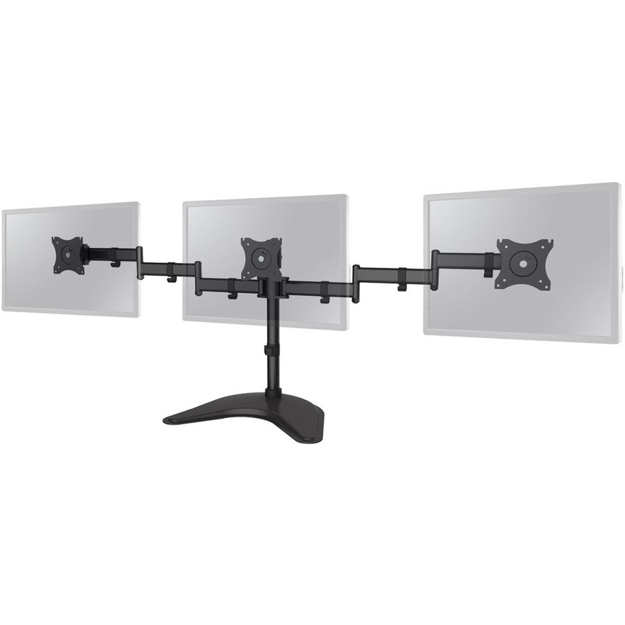 SIIG Articulated Freestanding Triple Monitor Desk Stand - 13-27"" CE-MT1V12-S1