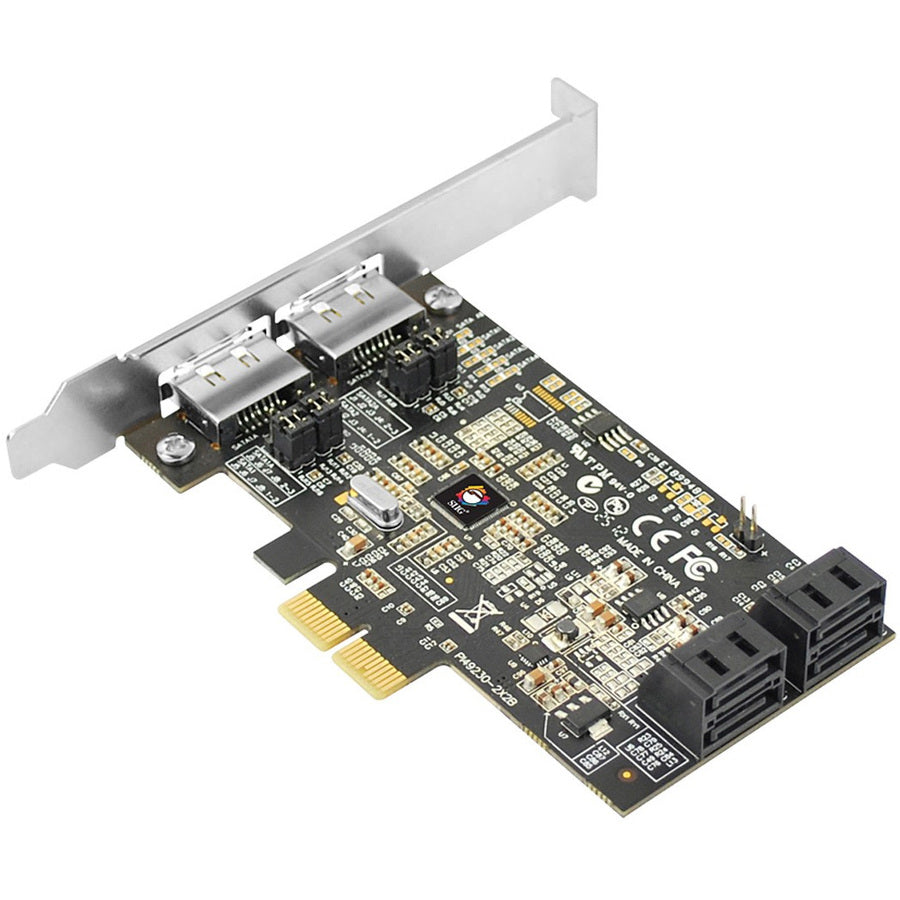 SIIG DP SATA 6Gb/s 4-Port Hybrid PCIe SC-SA0R11-S1