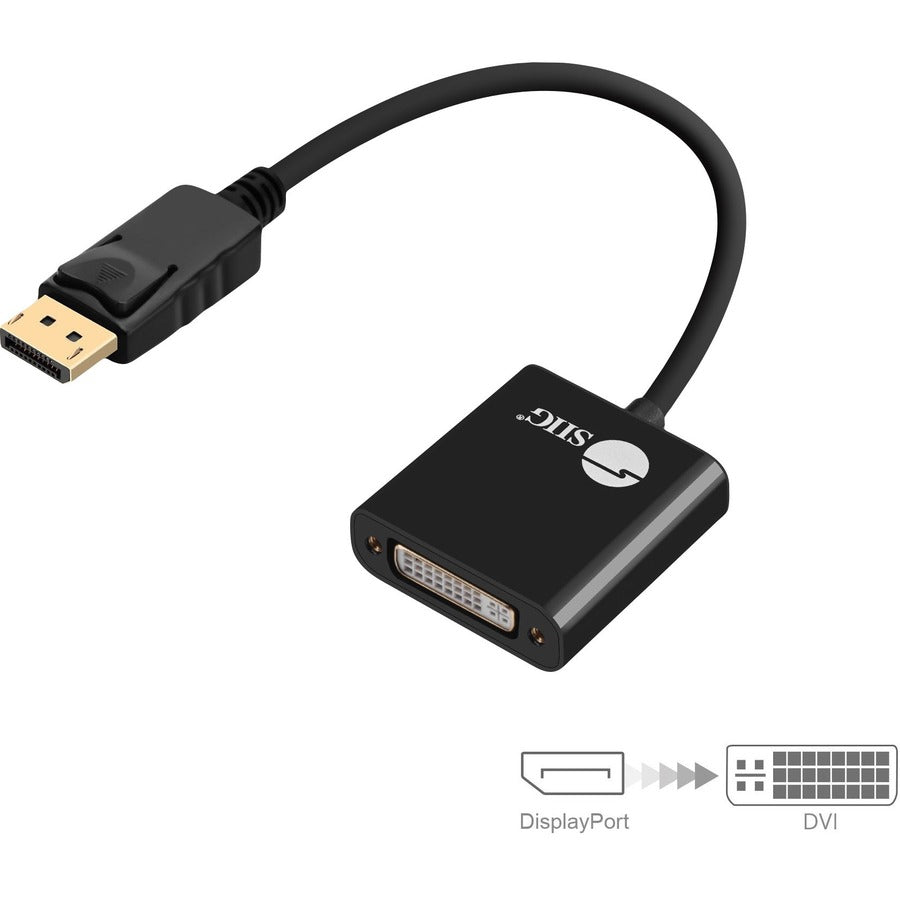 SIIG DisplayPort To DVI Converter CB-DP1U12-S1