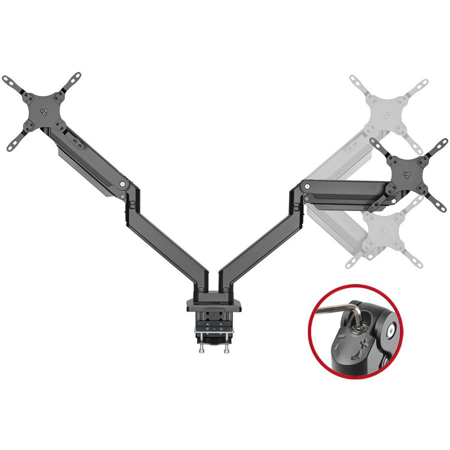 SIIG Dual Monitor Heavy-Duty Premium Aluminum Gas Spring Desk Mount - up to 43" 01920-021,1064079375,AXIS P3925-R HD Network Camera - 10 Pack - Dome - TAA Compliant" CE-MT3011-S1