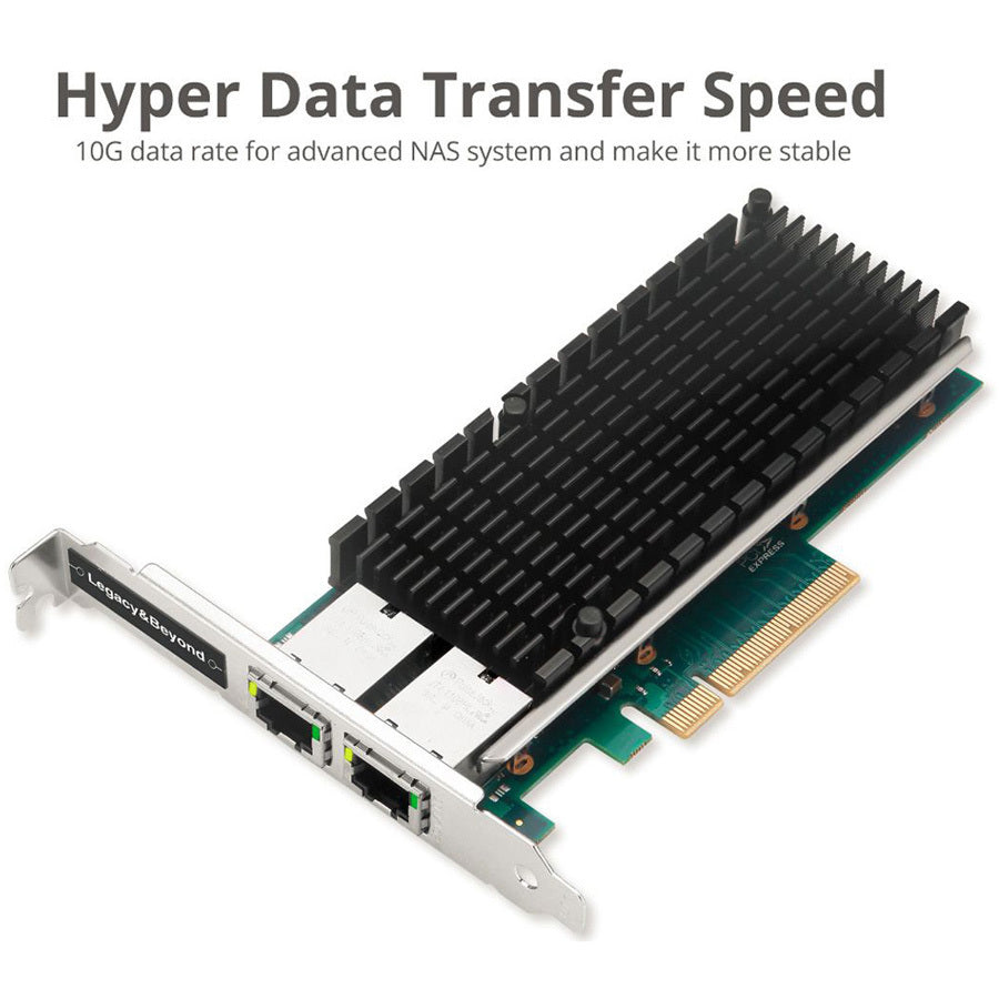 SIIG Dual Port 10G Ethernet Network PCI Express LB-GE0311-S1