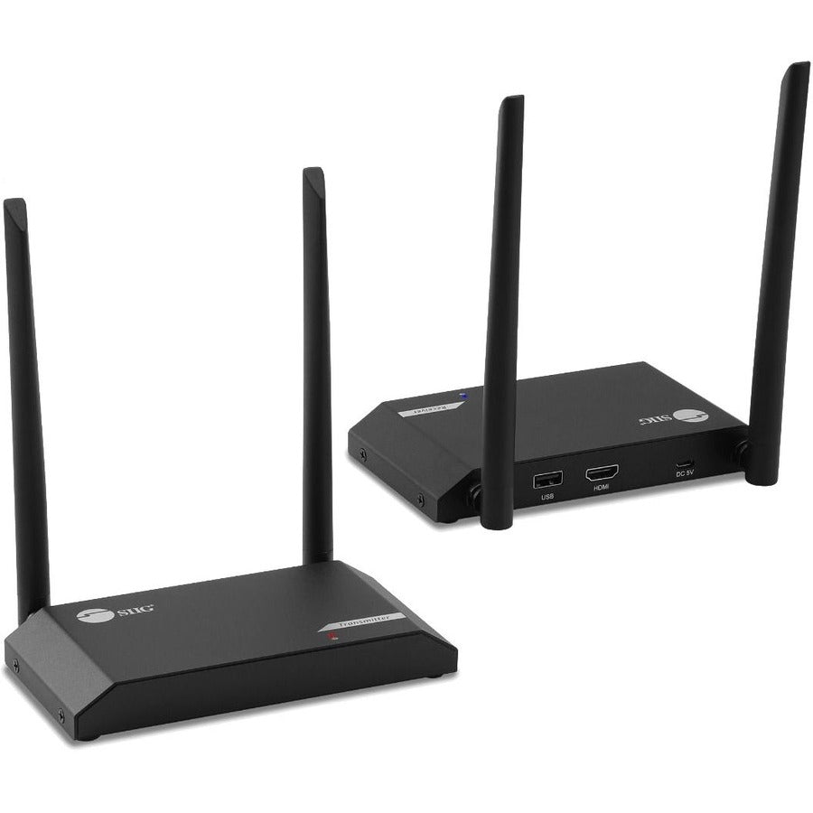 SIIG Full HD Wireless HDMI KVM Extender with Loopout - 1080p up to 500ft CE-H26G11-S2