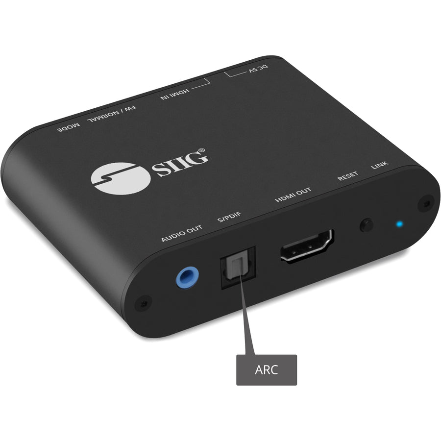 SIIG HDMI 2.0 4K HDR with Audio Extractor & ARC CE-H24F11-S1