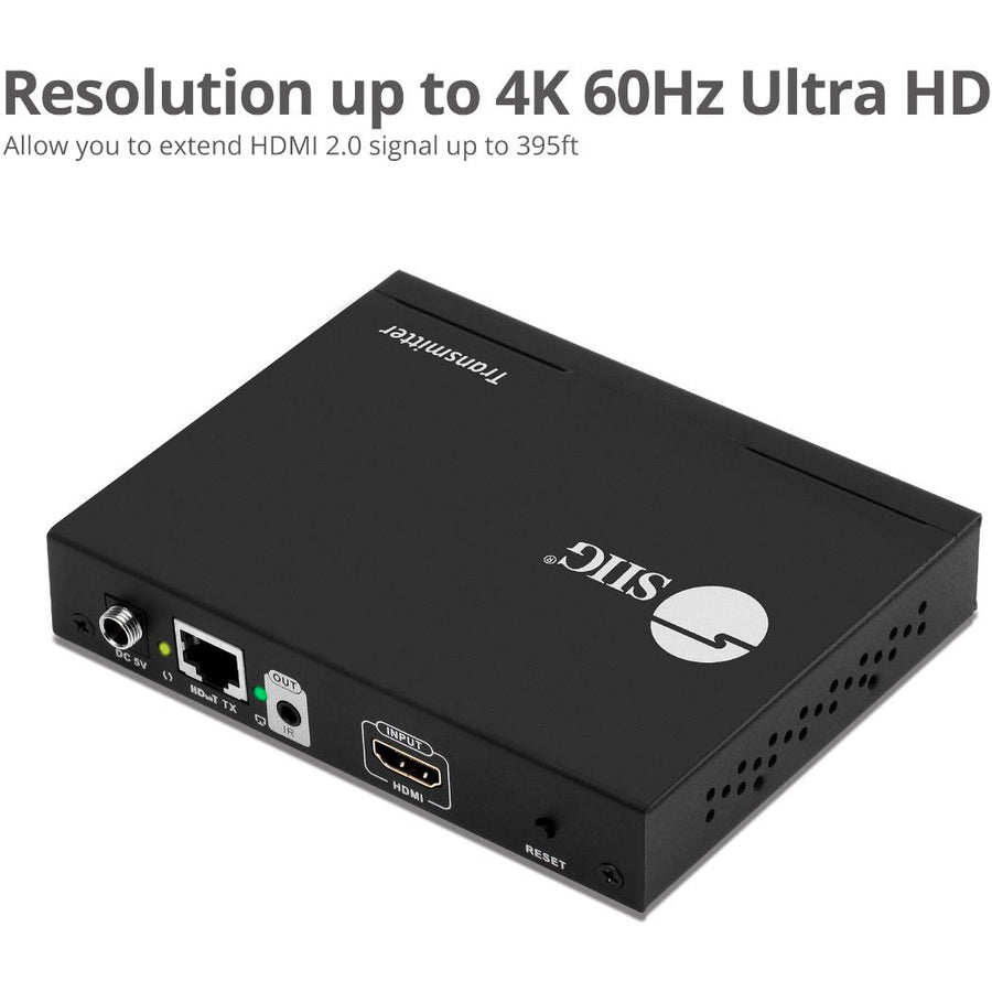 SIIG HDMI 2.0 4K60Hz Over IP Extender / Matrix with IR - Encoder (TX) CE-H25B11-S1