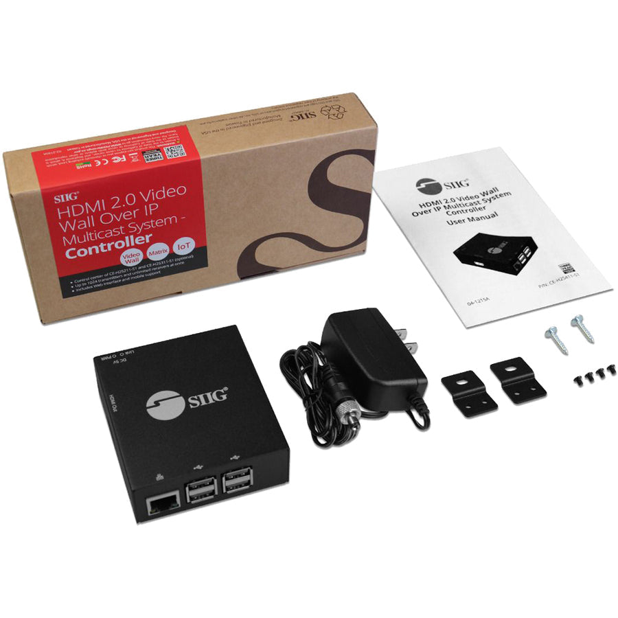 SIIG HDMI 2.0 Over IP Matrix and Video Wall - Controller CE-H25411-S1