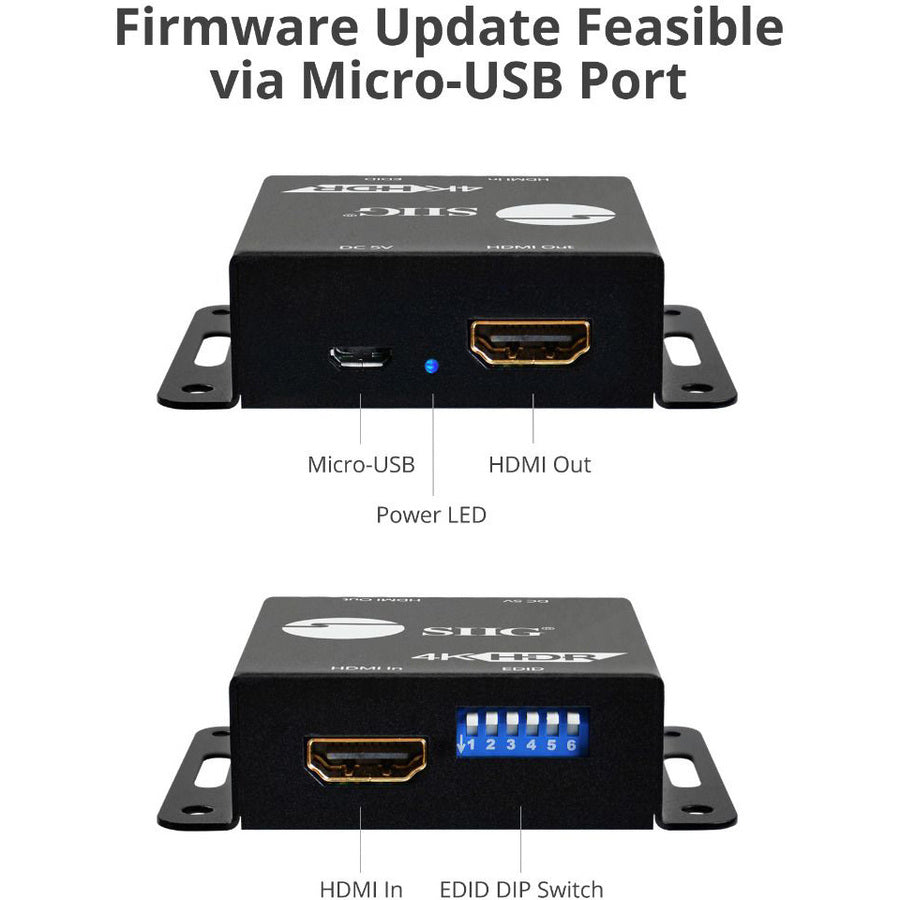 SIIG HDMI 4K60Hz EDID Emulator CE-H24Z11-S1