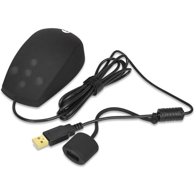 SIIG Industrial Grade Water and Dustproof USB Mouse with Button Type Scroll JK-US0S11-S1