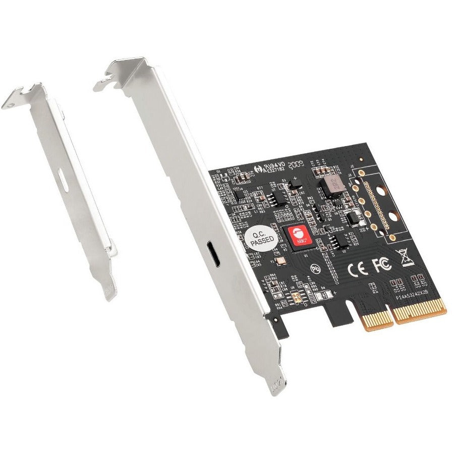 SIIG Single USB 3.2 Type-C Gen 2x2 20G PCIe Card Dual Profile Design JU-P20D11-S1