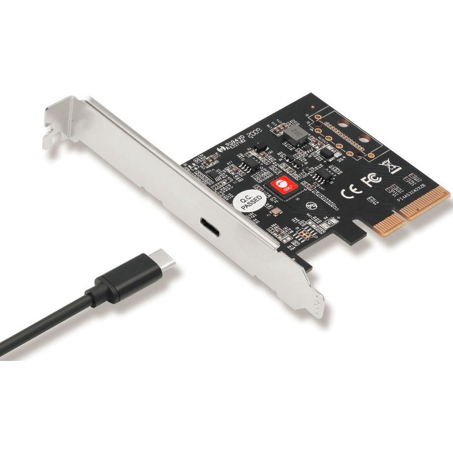 SIIG Single USB 3.2 Type-C Gen 2x2 20G PCIe Card Dual Profile Design JU-P20D11-S1