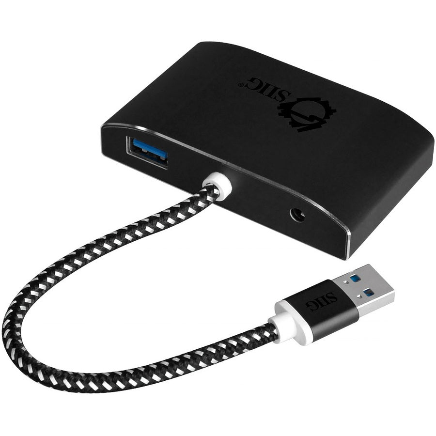 SIIG SuperSpeed USB 3.0 4-Port Powered Hub JU-H40F12-S1