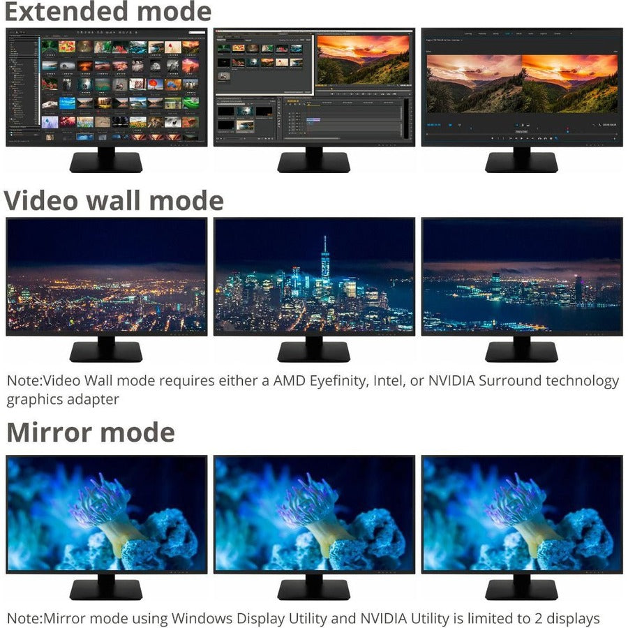 SIIG Triple 4K DisplayPort 1.4 to 2 DP & HDMI MST Hub Splitter CE-DP0N11-S1