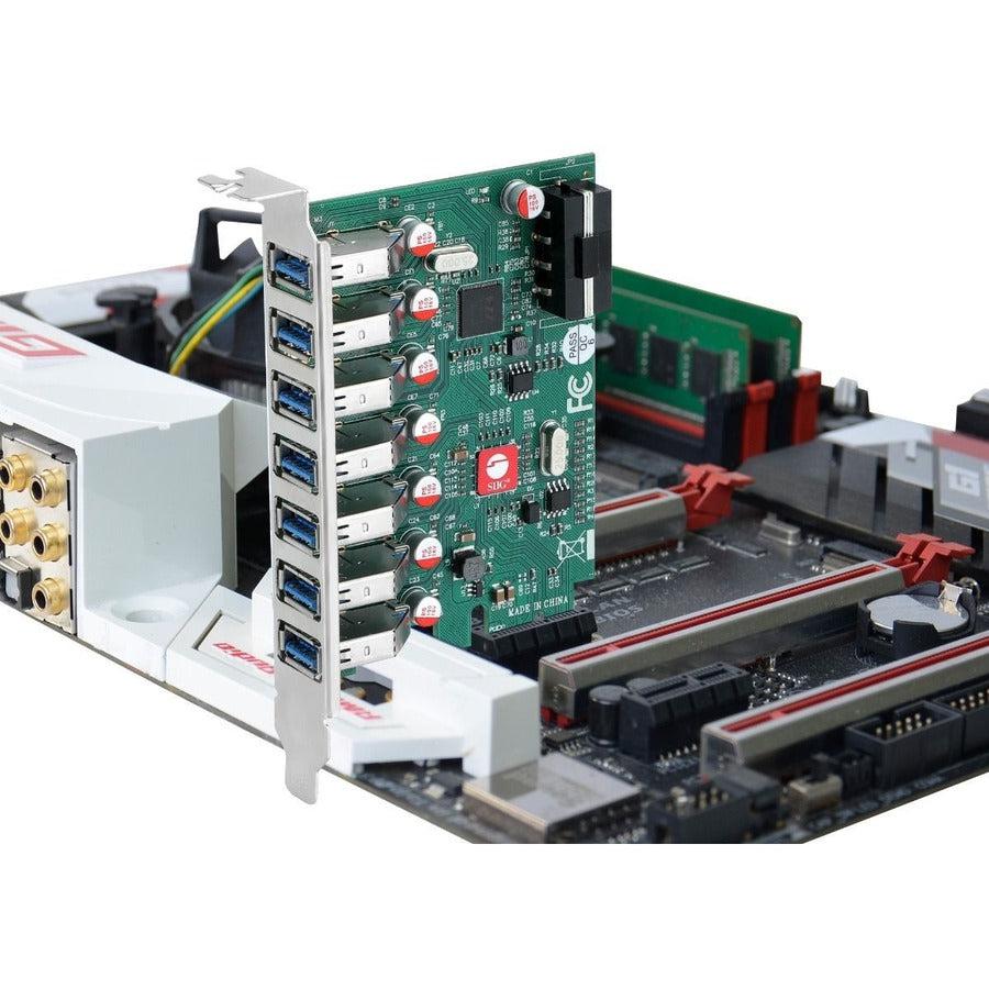 SIIG USB 3.0 7 Port PCIe Host Card - UASP Mode JU-P70211-S1