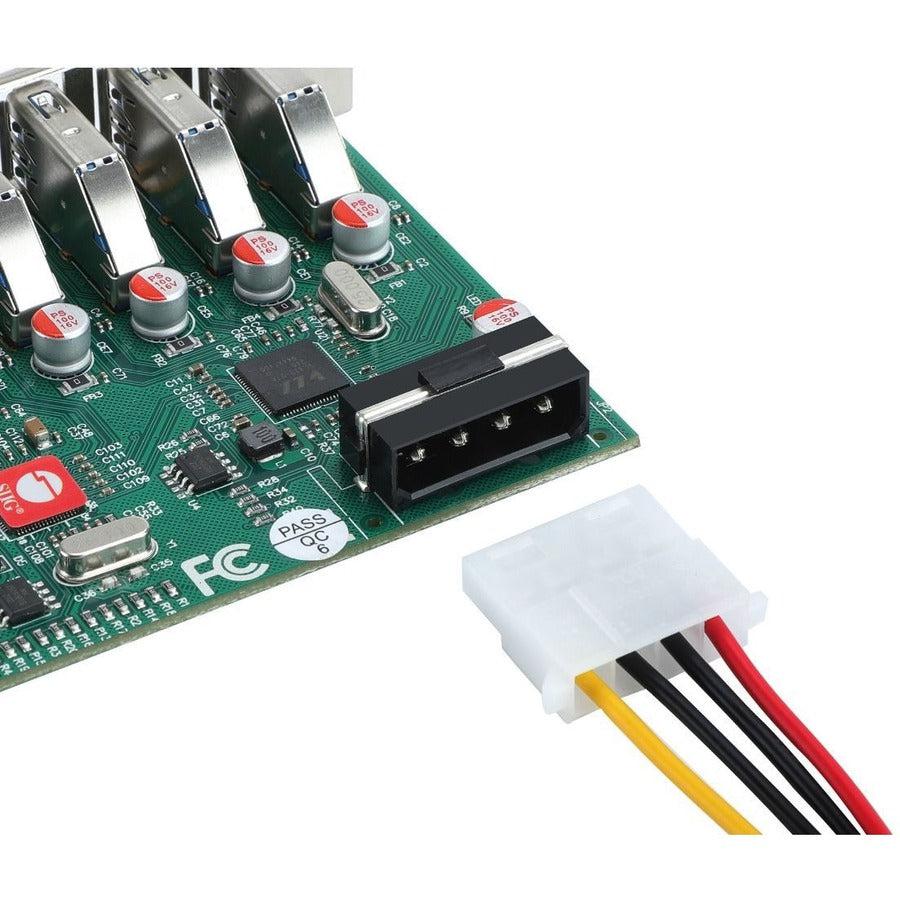 SIIG USB 3.0 7 Port PCIe Host Card - UASP Mode JU-P70211-S1