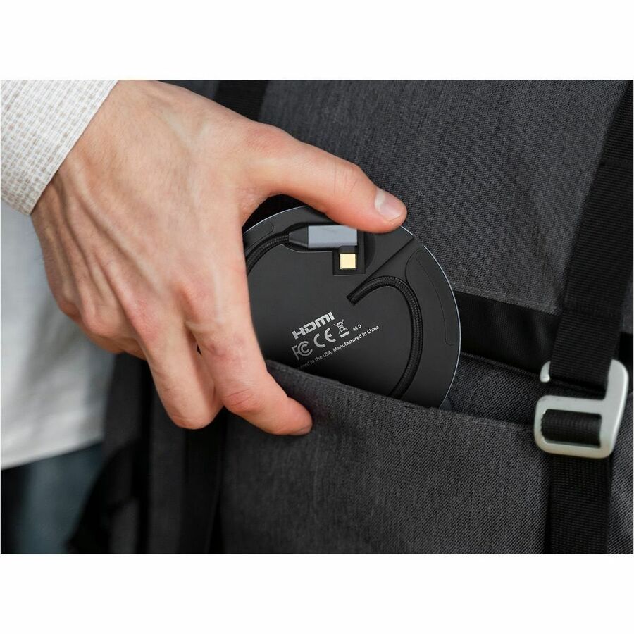 SIIG USB-C Multitask Hub Stand Holder - Tablets/Phones Stand - HDMI 4K60Hz - PD 100W -