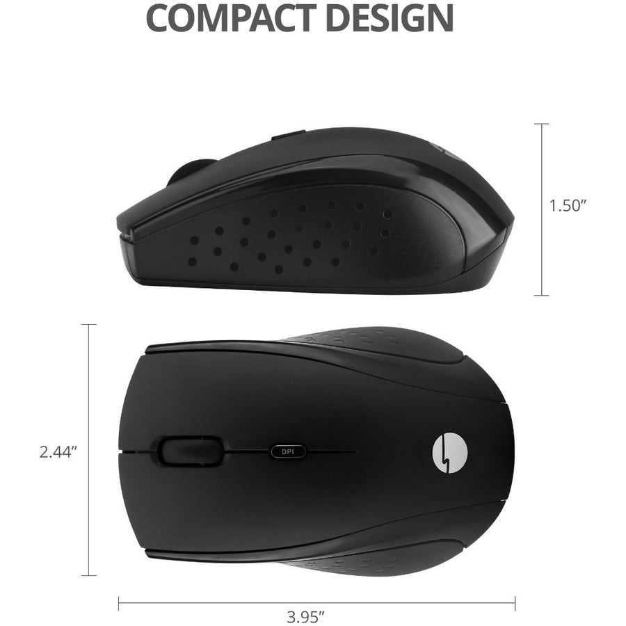 SIIG USB-C Wireless 2.4G 3-Button Mouse JK-WR0U11-S1