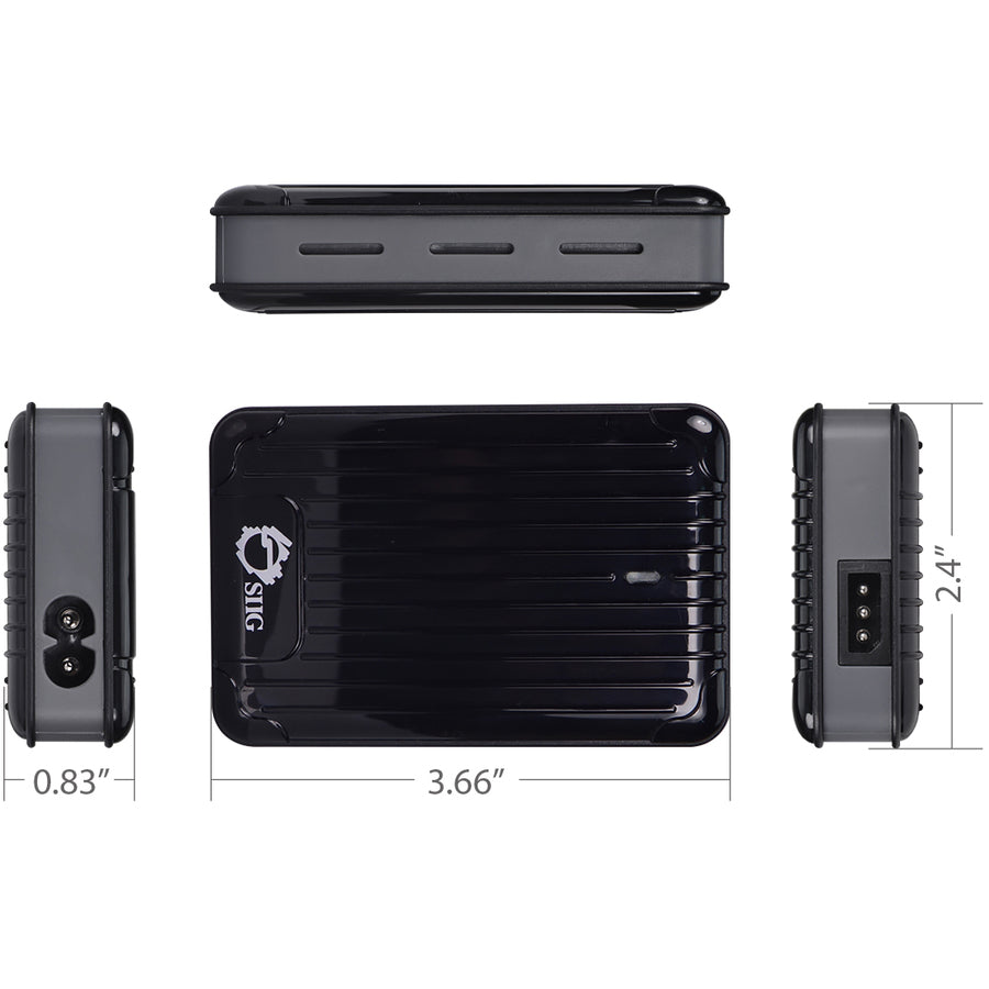 SIIG Ultra-Compact Universal Laptop Power Adapter - 45W AC-PW1012-S1