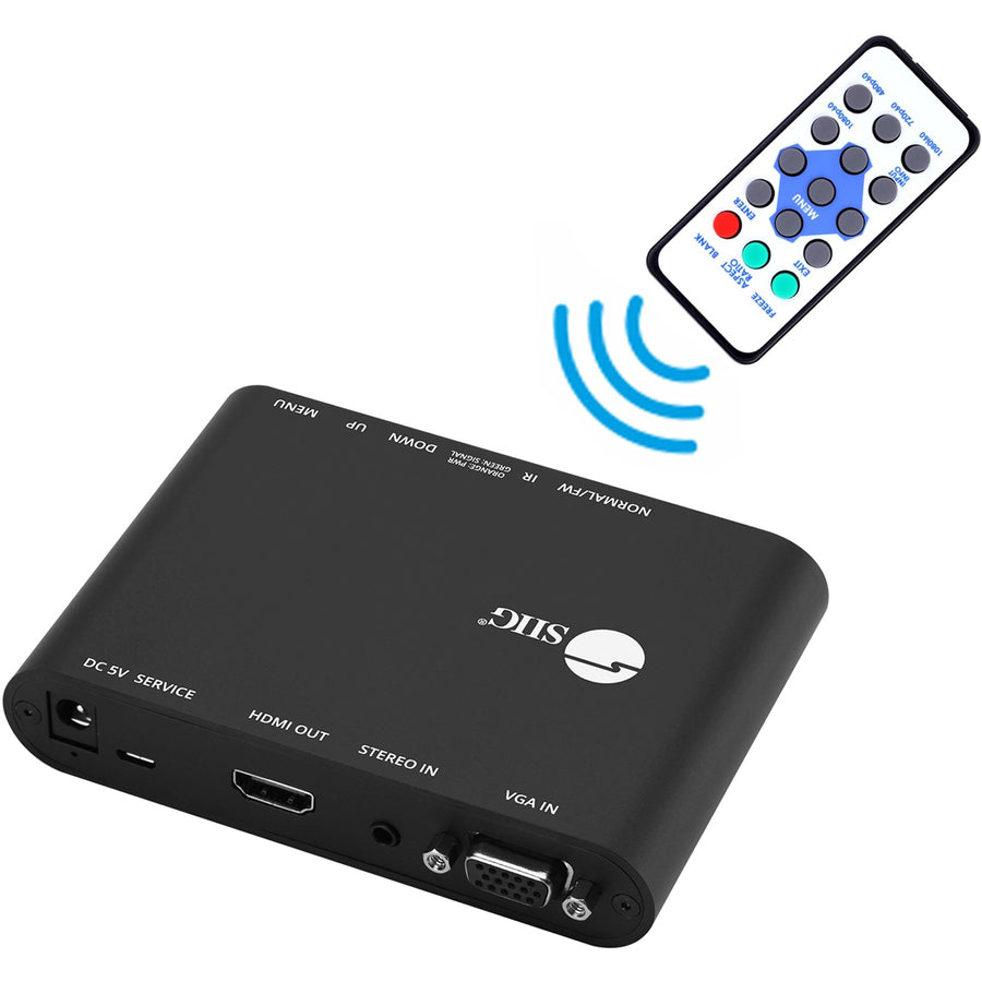 SIIG VGA & Audio to HDMI Scaler Converter CE-H23V11-S1