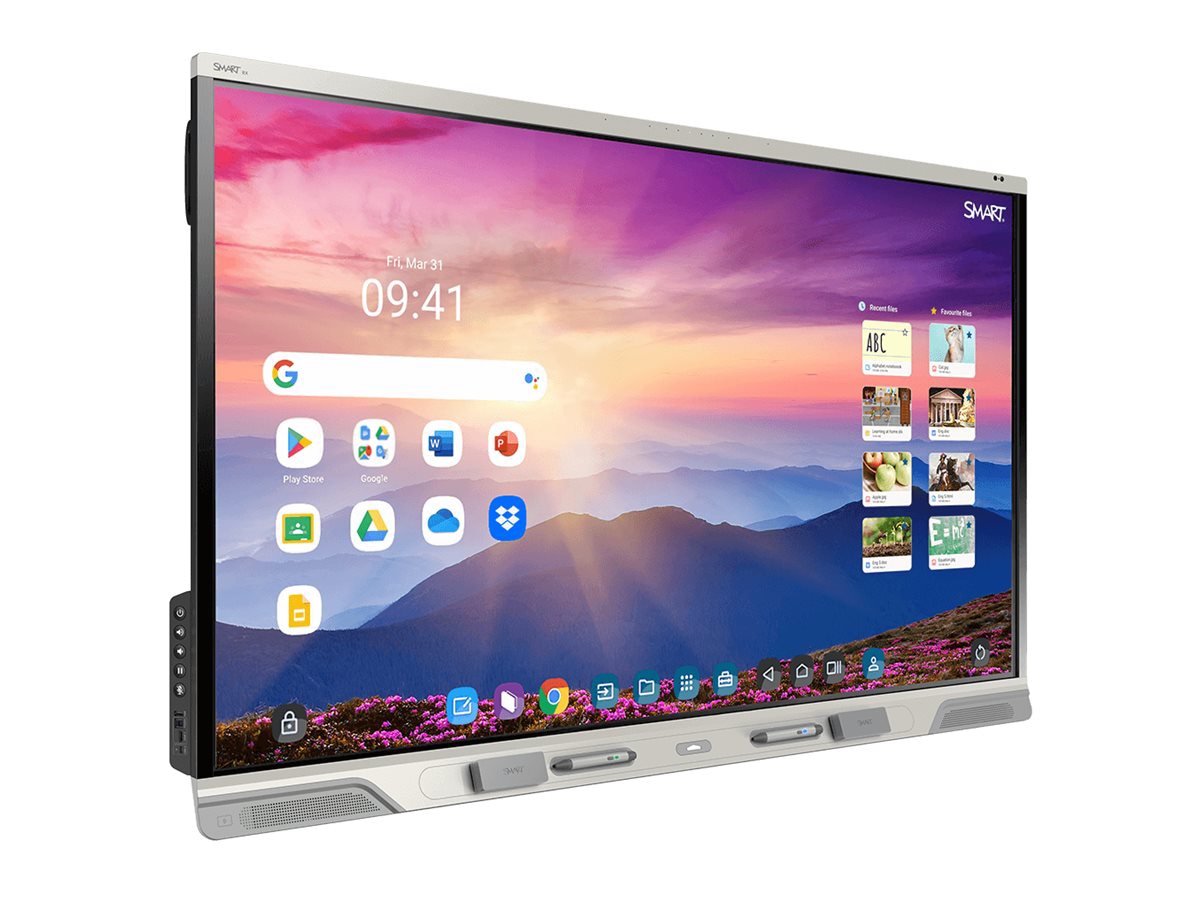SMART BOARD RX075 SERIES INTERACTIVE DISPLAY WITH IQ. INCLUDES 3 YEAR SUBSCRIPTI