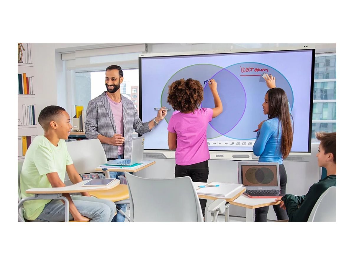 SMART BOARD RX086 SERIES INTERACTIVE DISPLAY WITH IQ. INCLUDES 3 YEAR SUBSCRIPTI