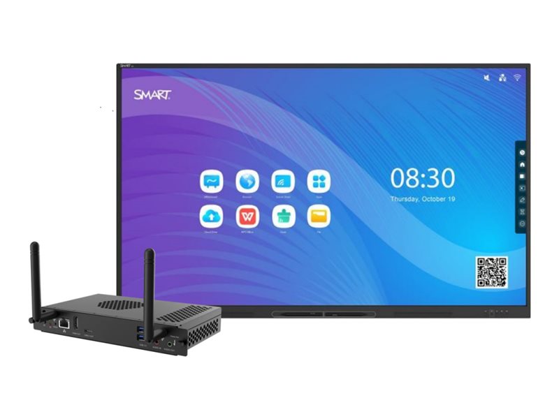 SMART Board GX165-V3 - 65 Diagonal Class GX (V3) Series LED-backlit LCD display - interactive - with whiteboard and touchscreen GX165-V3-AMG1