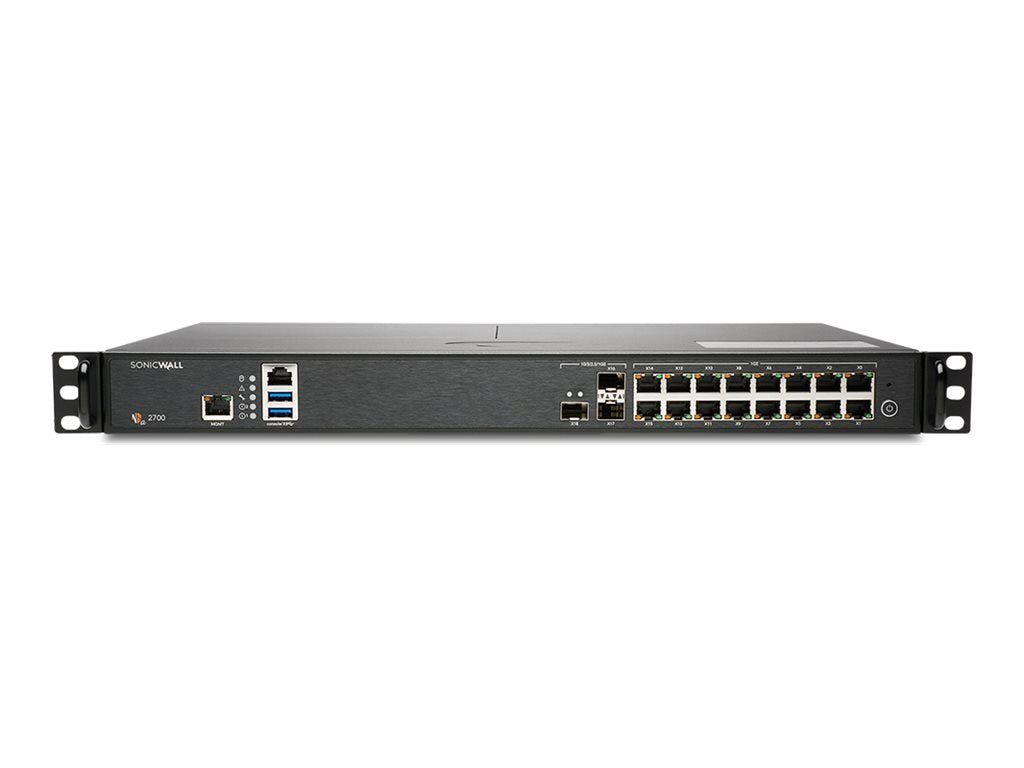SONICWALL NSA 2700 GEN6 Firewall Replacement with 1YR APSS Subscription