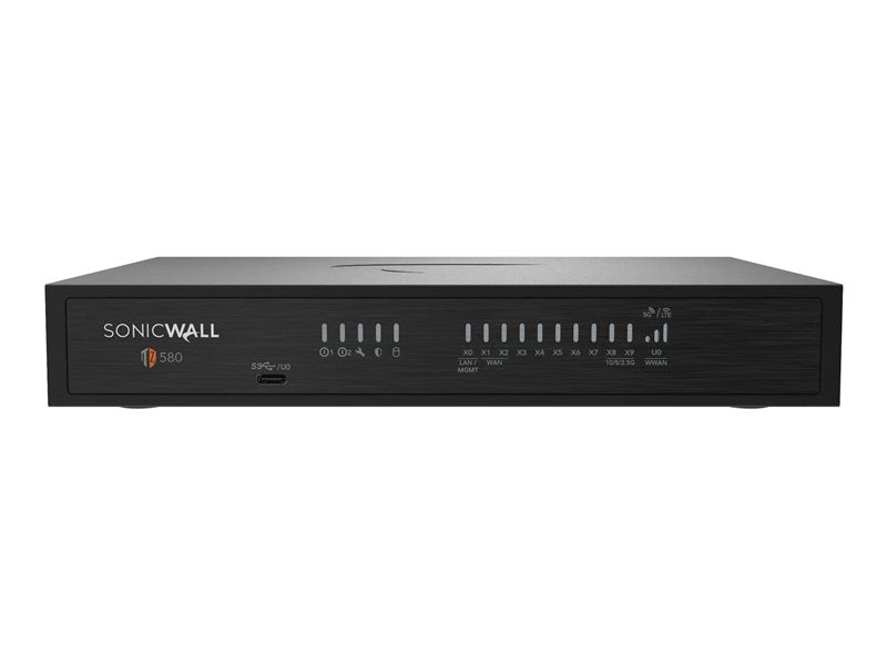 SONICWALL TZ580 Network Security Appliance for SMBs – Advanced Protection