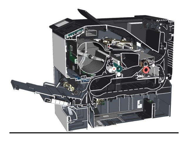 SOURCE TECHNOLOGIES Secure MICR ST9920 Network Check Printer with Tray Locks