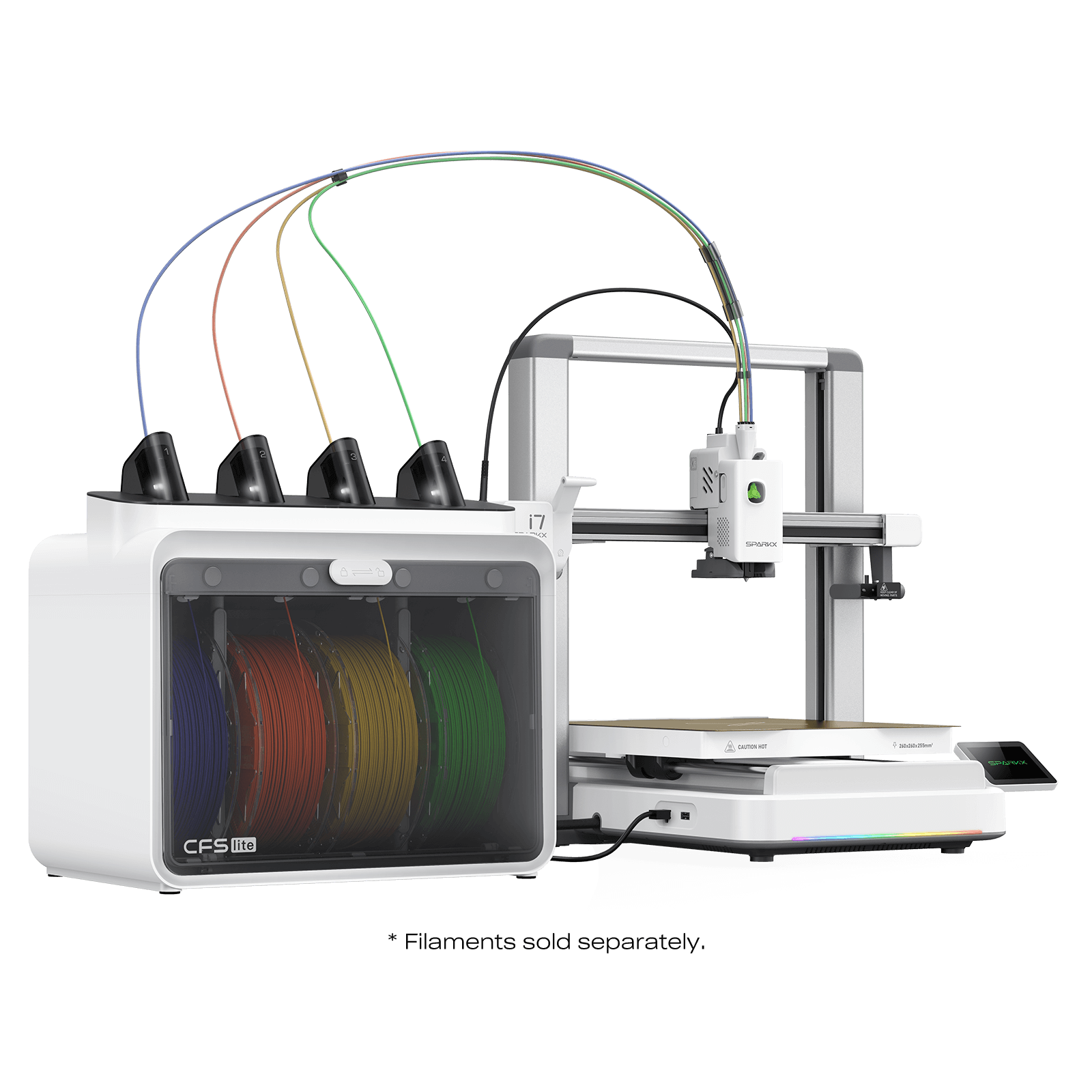SPARKX i7 3D Printer with AI Photo-to-3D Conversion and Quiet Design
