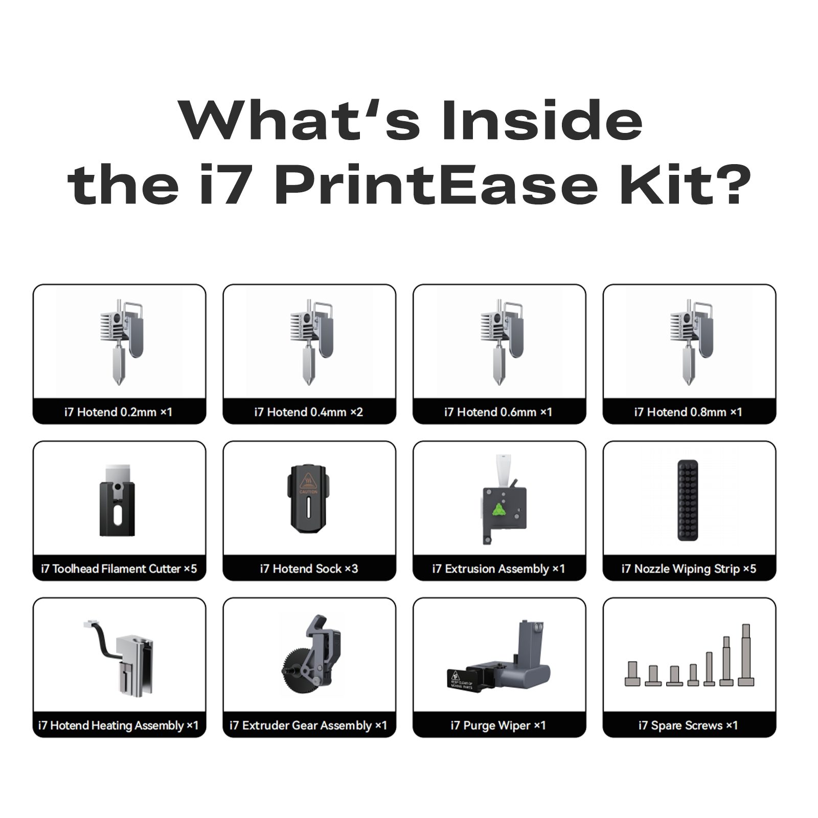 SPARKX i7 3D Printer with AI Photo-to-3D Conversion and Quiet Design
