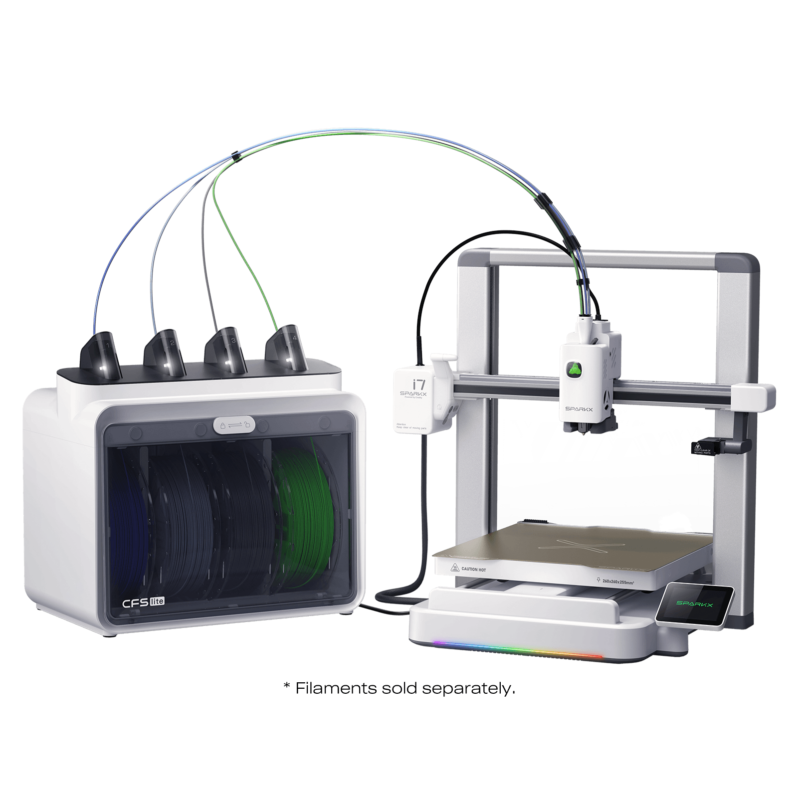 SPARKX i7 3D Printer with AI Photo-to-3D Conversion and Quiet Design