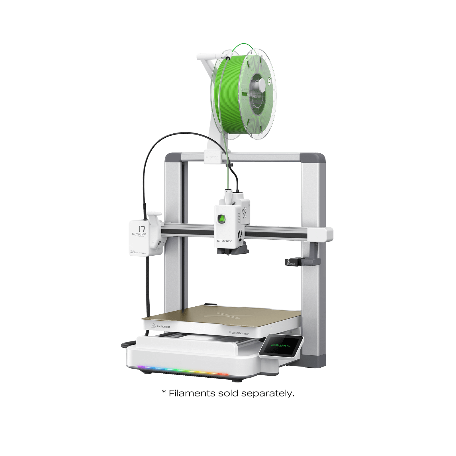 SPARKX i7 3D Printer with AI Photo-to-3D Conversion and Quiet Design