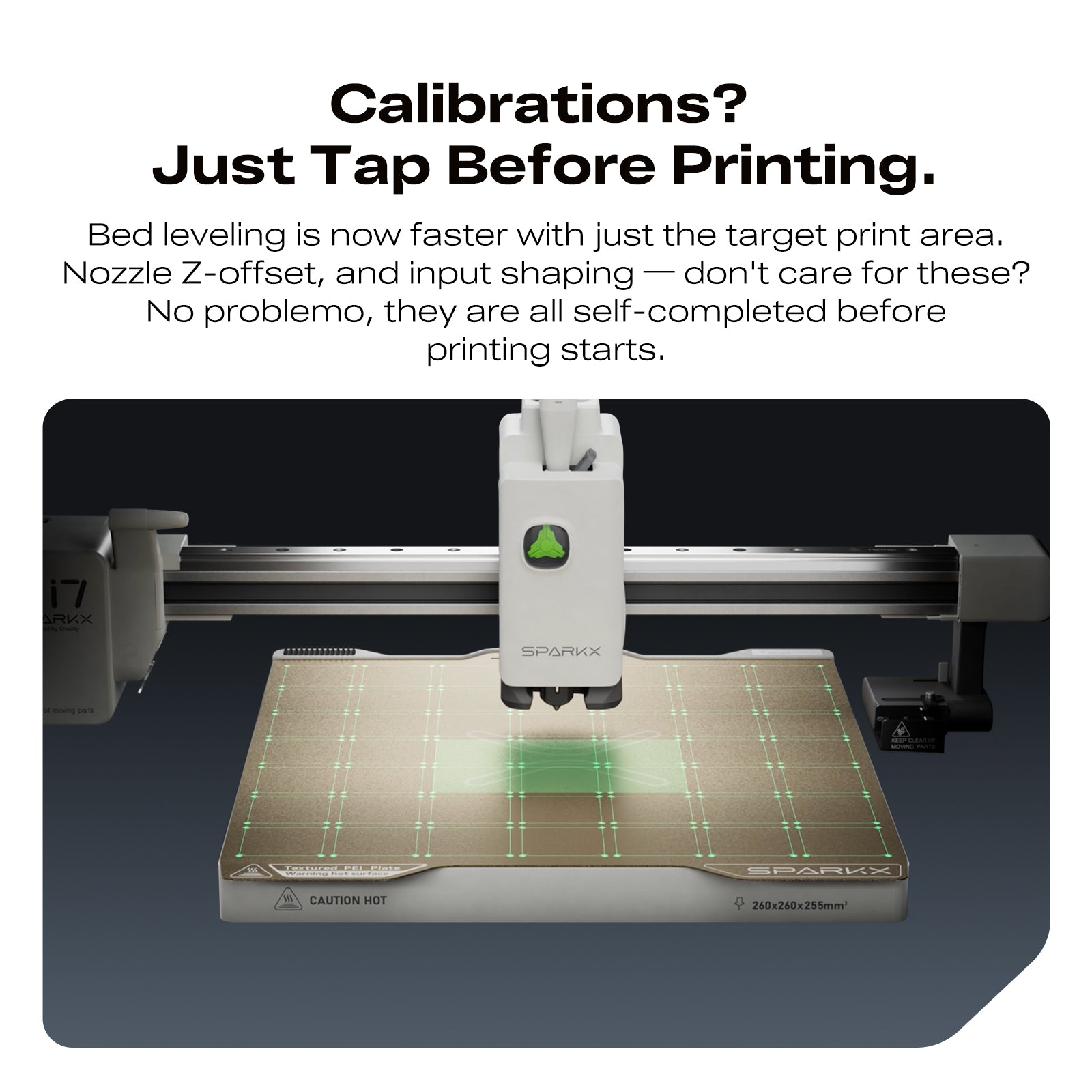 SPARKX i7 3D Printer with AI Photo-to-3D Conversion and Quiet Design