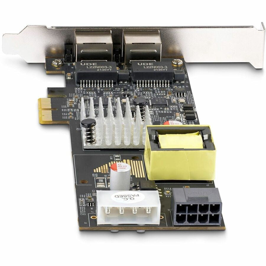 STARTECH 2-Port 2.5Gbps PoE+ Network Card with Intel I225V for IT Pros