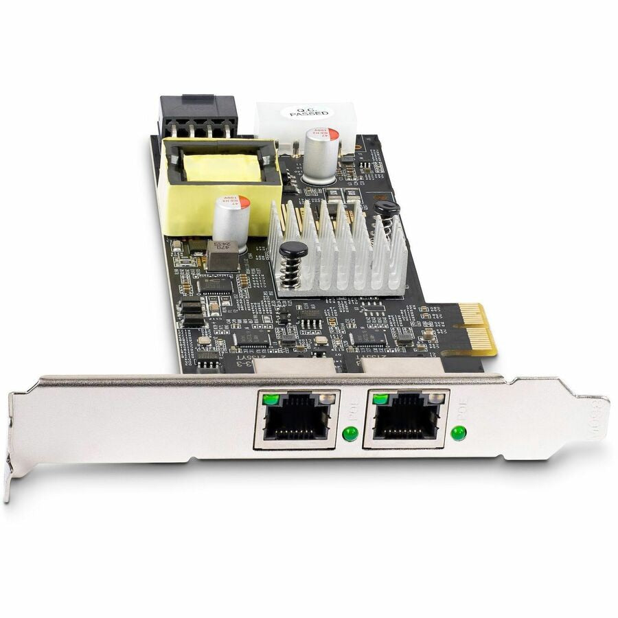 STARTECH 2-Port 2.5Gbps PoE+ Network Card with Intel I225V for IT Pros