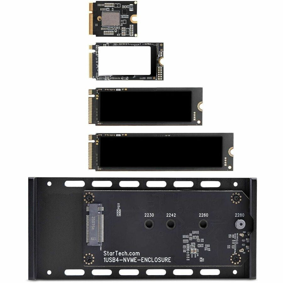 STARTECH.COM Ultra-Fast USB4 NVMe Enclosure 40Gbps for Professionals
