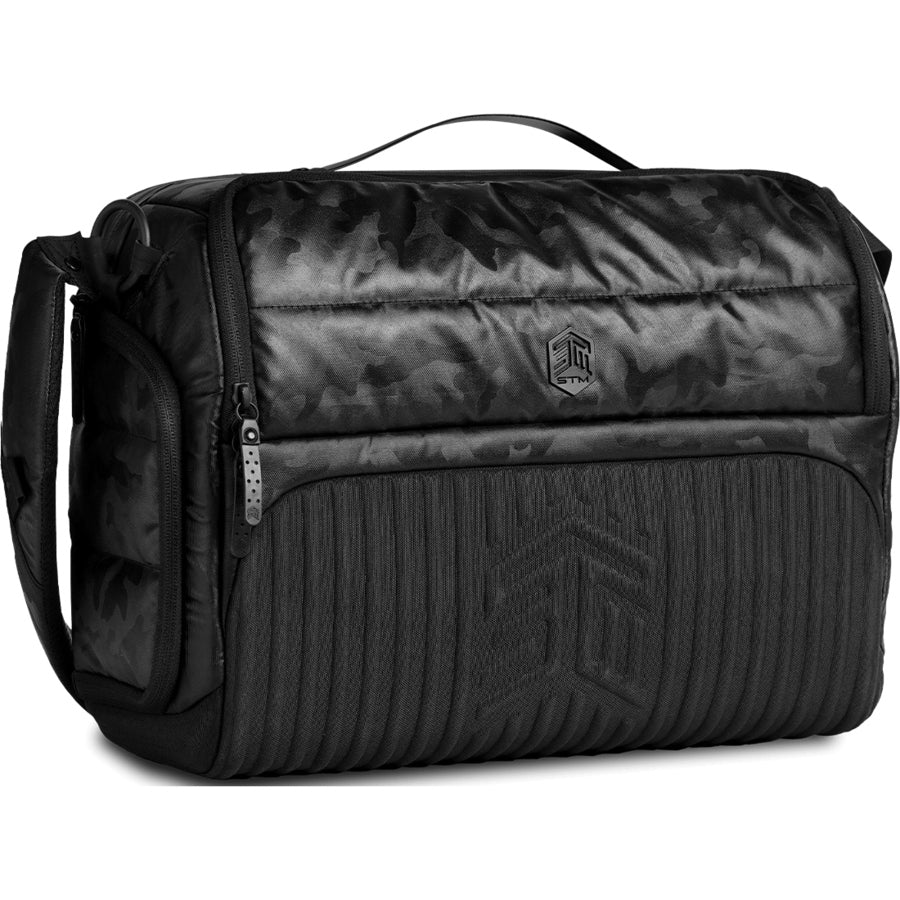STM Goods Dux Carrying Case Rugged (Messenger) for 15 to 16" MacBook - Black Camo" STM-112-377P-04