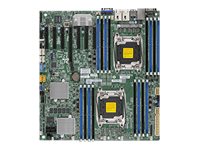 SUPERMICRO X10DRH-CT - Motherboard - extended ATX - LGA2011-v3 Socket - 2 CPUs supported - C612 Chipset - USB 3.0 - 2 x 10 Gigabit MBD-X10DRH-CT-B