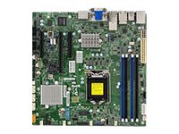 SUPERMICRO X11SSZ-TLN4F - Motherboard - micro ATX - LGA1151 Socket - C236 Chipset - USB 3.0 - 2 x 10 Gigabit LAN, 2 x Gigabit MBD-X11SSZ-TLN4F-B