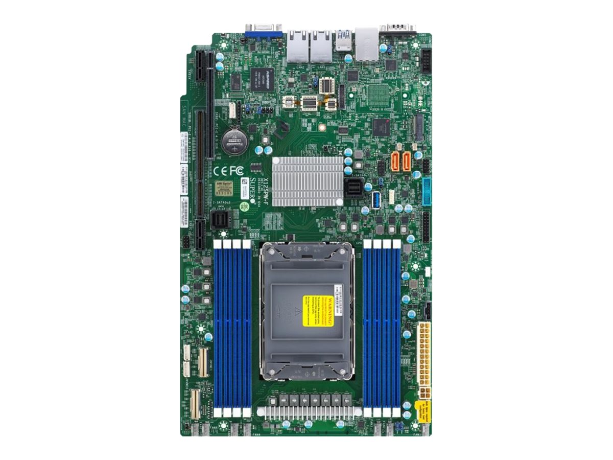 SUPERMICRO X12SPW-F - Motherboard - LGA4189 Socket - C621A Chipset - USB 3.2 Gen 1 - 2 x Gigabit LAN - onboard graphics MBD-X12SPW-F-O