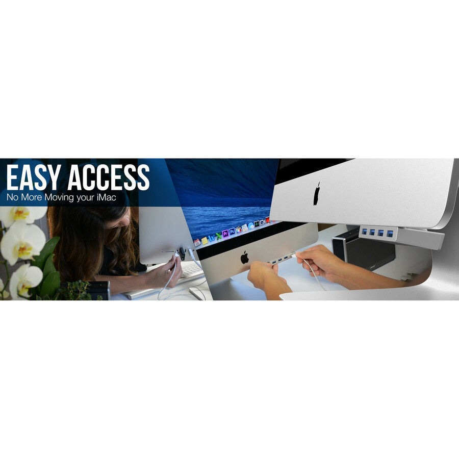 Sabrent 4-Port Usb 3.0 Hub For Imac Slim Unibody