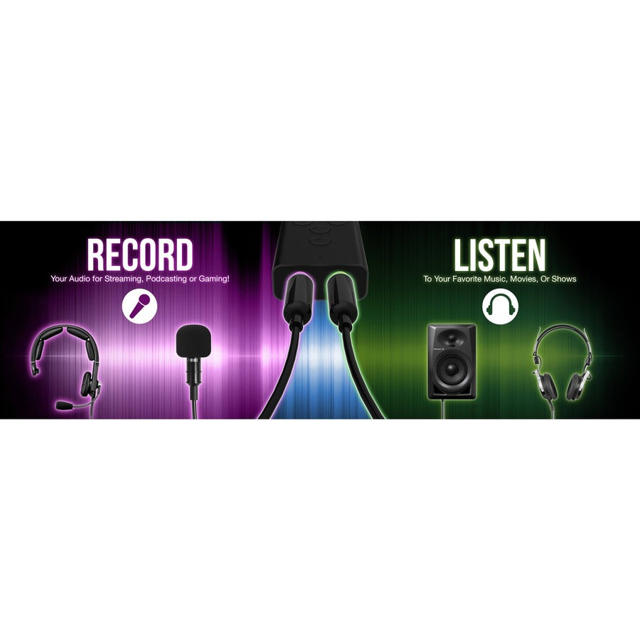 Sabrent Aluminum Usb External 3D Stereo Sound Adapter For Windows And Mac