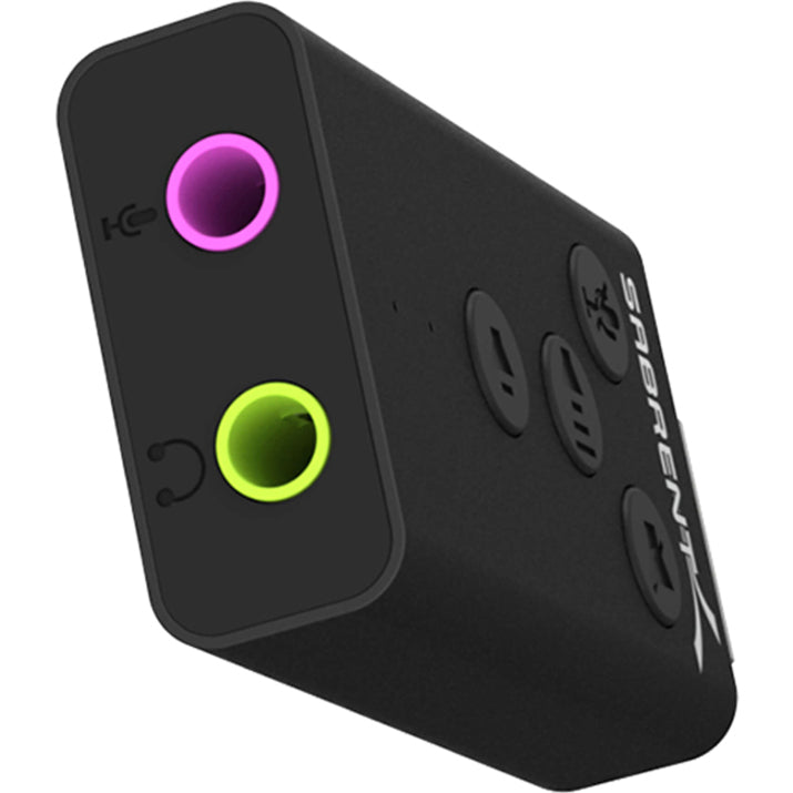 Sabrent Aluminum Usb External 3D Stereo Sound Adapter For Windows And Mac